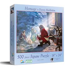 HOMAGE - KNEELING SANTA - 500 PIECE PUZZLE